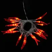 1PC 3M 20 Festival Light String Decorative LED Luminous Chili No Battery