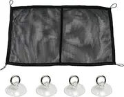 Cargo Net Pocket Organizer Pouch Bag,Automotive Cargo Nets with Sun Protection - Saving Space Sturdy RV Storage RV Netting Pocket for Camping