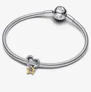 Pandora Charm Bracelet W/Lucky Star charm included as pic.7.5".item763513C00