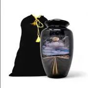 Elegant Road path Cremation Ashe Box Keepsake Urns for Adult Male Female Humans