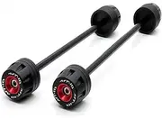 Motorbike Frame Sliders For Y┐amaha R1 YZF-R1 2015-2022 MT-10 MT10 2017-2021 Motorcycle Accessories Front&Rear Axle Fork Crash Sliders Wheel Protector (Color : Red, Size : MT10)