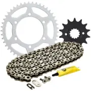 Sprocket Chain Set for Kawasaki Ninja 250R GPX250R 14/45 Tooth 520 Rear Front