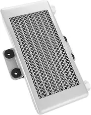 Motorcycle Radiator, Upgrade 125ml Motorcycle Engine Oil Cooler Cooling Radiator for 125CC-250CC Engines Aluminum(silver)