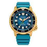 Citizen Promaster Eco-Drive Marine BN0162-02X Blue and Gold Men's Watch 4974374334930