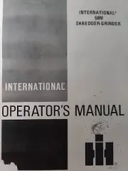 IH Cub Cadet 59-M Chipper Implement Garden Tractor Owners Manual International