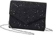 [CONGARTENO] Elegant Women Evening Bag Fashionable Clutch with Chain Shoulder Strap Portable Handbag for Parties Weddings and Banquets Stylish Accessory for Special Events