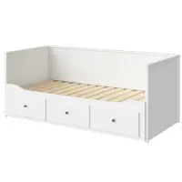 在飛比找蝦皮購物優惠-北歐風格經典IKEA宜家HEMNES坐臥兩用床框 有3抽屜 