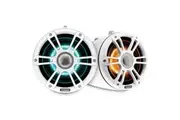 FUSION Signature Series 3 Sport WHITE 6.5" Inch 230 Watt Wake Board Tower Marine Speakers with CRGBW Garmin Part #: 010-02438-01