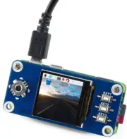 1.3Inch LCD Display HAT for Raspberry Pi 4B/3B+/3B/2B/Zero/Zero W/Zero WH, IPS S