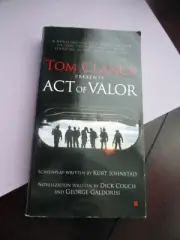 New "Act of Valor" by tom Clancy, PB, 1st Ed, 318p, w/warranty