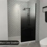 CVP-012 Dark Glass Fixed Panel with Wall Channel