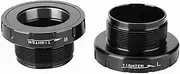 Aluminum Alloy Bottom Bracket Bearing, Black BSA30 30mm Road Bike Bearing Outer Bottom Brackets for SRAM FSA Rotor Raceface