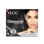 VLCC Diamond Facial Kit - 60g | Skin purifying with Parlour Glow | Improves Skin