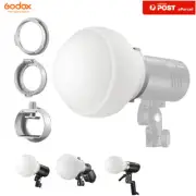 Godox ML-CD15 Diffuser Dome with 3 Adapters for V1 AD100Pro V860III TT685II ML60