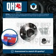 Wheel Bearing Kit fits OPEL COMBO X19 1.2 Rear 2018 on QH 9820098380 3646254 New