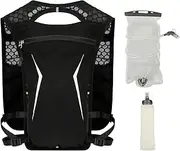 Hydration Backpack Running, Running Backpack, Hydration Moisture Backpack | Waterproof Storage Bag, Bottle Holder for Hiking, Camping, Travel, Cycling, Climbing