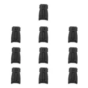 10Pcs Black Assault Backpack Webbing Buckle Clip