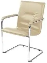 Nowy Styl Rumba Chrome V46 Visitor's Chair Beige Pack of 2