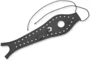 Mustang Black Studded Felt Lined Tank Bib w Concho Seventy Two 12