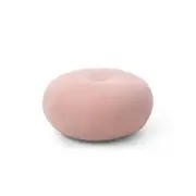 Eliane Ottoman Elegant and Plush Footstool for Living or Bedroom Space Pink
