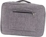 ROMISBABA 1Pc Large Capacity Coded Lock Storage Bag for Documents Passports Certificates Durable Oxford Organizer Button Closure for Office Travel Daily Use