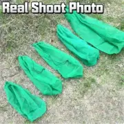 Green Fishing Net Bag Nylon Thread Collapsible Fish Cage Fishing