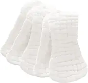 5pcs Reusable Cotton Nappies for Water Absorbent Nappy Care Diapers Soft Nursing Cushion for Newborns Size L Ideal for 0 2 Years Old