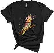 [Generic] Cute Cockatiel Reindeer Gnome, Joyful Christmas Cockatiel Animal Lover, X-mas Pajama Family Group Unisex T-Shirt