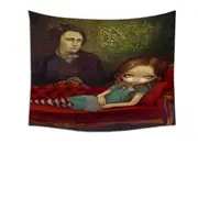 Alice and Lewis Carroll Tapestry