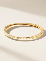 [David Yurman] David Yurman - Crossover 18-karat Gold Diamond Bracelet - One size One size Gold