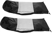 JOINPAYA 2 Pcs Yoga Mat Storage Bag Yoga Mats Bags Storage Container Sports Fitness Supply Black Oxford Cloth