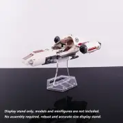 Display Stand for LEGO 8085 Freeco Speeder, Acrylic 3D transparent stand only.