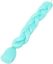 Didiseaon Glow Dark Twisted Braiding Hair Extensions for Women High Temperature Glowing Braids Wig for Parties Festivals Cosplay More