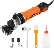 750W Electric Sheep Shears and 6- Professional Sheep Shears, Suitable for Shearing the H of Sheep, Goats, Cows, Farm Animals, Pets and Heavy Animals