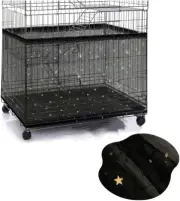 Bird Cage Cover Birdcage,Birdcage Cover Adjustable Bird Cage Seed Catcher,Mesh C