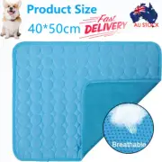 40*50cm Pet Cooling Mat Cat Dog Puppy Sofa Non-Toxic Summer Self-cool Cold Pad