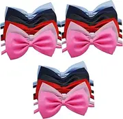 [LIFKOME] 18pcs Boy Girl Bow Tie Pre-tied Bowties Black Red Wathet Navy for Boys for Parties Weddings Special Occasions