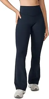 [UNISSU] Hugcurve No Front Seam High Waisted Flare Leggings for Women Bootcut Yoga Pants Buttery Soft Lounge Workout - 31''