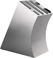 Kitchen Knife Holder Universal Stainless Steel Knife Block, Knife Holder, Knife Organizer Block, Cutlery Display Stand and Storage Rack, Kitchen Scissor Holder, Large Capacity