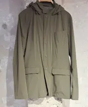 Herno Lightweight Hooded Jacket 58,IT56 Gray