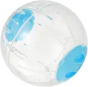 CLISPEED Hamster Run About Exercise Ball Transparent Rolling Plaything for Hamsters Squirrels Fun Interactive Pet for Healthy Exercise and Entertainment