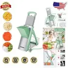 Upgraded Safe Mandoline Slicer: Adjustable Thickness & Effortless Food Chopping