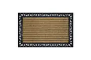 Solemate Rubber Coir Ribbed Large 120x76cm Functional Outdoor Front Doormat