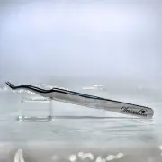 Eyelash Extension Tweezers for Volume Lashes Professional Precision Stainl 6A-SA