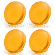 4pcs Amber Turn Signal Lens Cover for HarleySportster XL883 Dyna Softail Touring