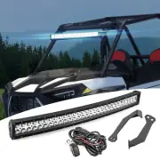 Roof 32" 180W LED Light Bar Mounts Wire Kit For Polaris RZR 900 XP 1000/XP Turbo