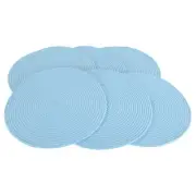 Kaplan Early Learning Flex Spot Woven Mat - Blue - Set of 6