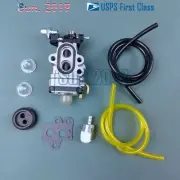 Carburetor For Redmax HBZ2601 Carby String Trimmer Primer Bulb & Fuel Line Kit