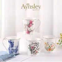 在飛比找momo購物網優惠-【英國Aynsley】小屋花園/雀鳥/紅玫瑰/藍玫瑰 骨瓷約