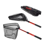 Fly Fishing Net Collapsible Fishing Landing Net 2 Sections Non-absorbent Mesh